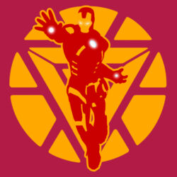 Iron-Man with Symbol - Kids Tee Design