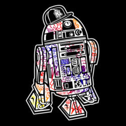 Street R2D2 (COLOUR) - Hoodie Design