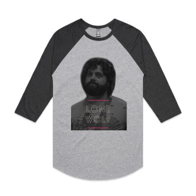 Alan (Zach) Lone Wolf - Original - Raglan 3/4 Tee Thumbnail