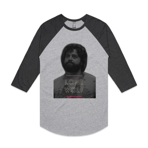 Alan (Zach) Lone Wolf - Original - Raglan 3/4 Tee Thumbnail