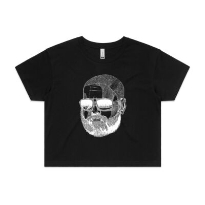 Alan (Zach G) Sketch - Women's Crop Top Thumbnail