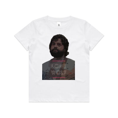 Alan (Zach G) Lone Wolf - POP Colour - Kids Tee Thumbnail