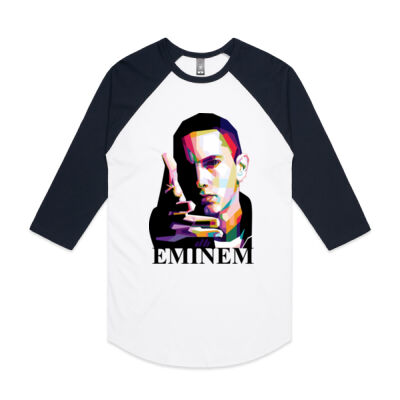 Eminem - POP ART - Raglan 3/4 Tee Thumbnail