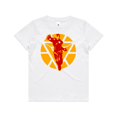 Iron-Man with Symbol - Kids Tee Thumbnail