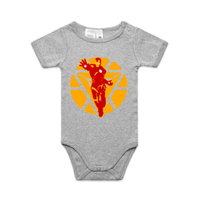 Iron-Man with Symbol - Baby Jumpsuit Thumbnail
