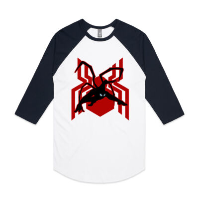 Spiderman Homecoming with Symbol - Raglan 3/4 Tee Thumbnail