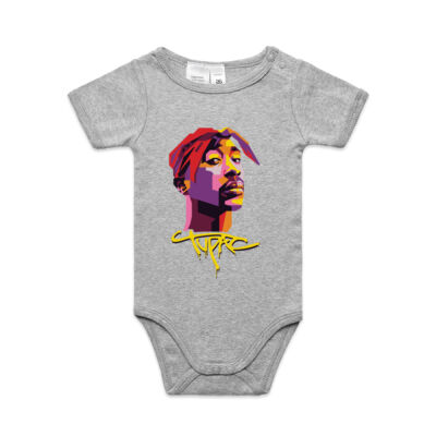 Tupac - WPAP POP ART - Baby Jumpsuit Thumbnail