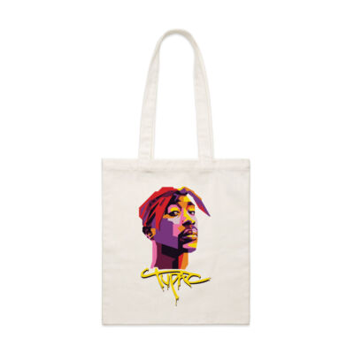 Tupac - WPAP POP ART - Parcel Tote Bag (Smallest) Thumbnail