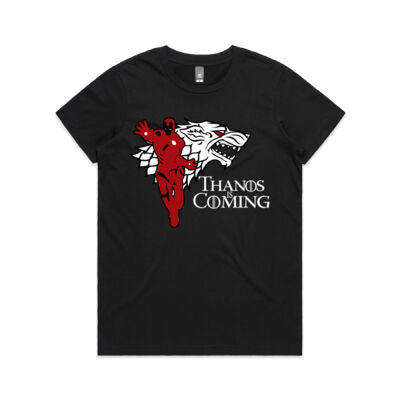 Thanos is Coming - Women's Maple Crew Tee Thumbnail