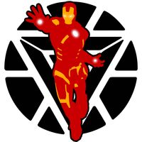 Iron-Man with Symbol - Tritone (Black/Red/Yellow) Thumbnail