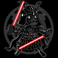 Darth Samurai (On Black) Thumbnail