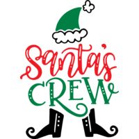Santa s Crew T Shirt Thumbnail